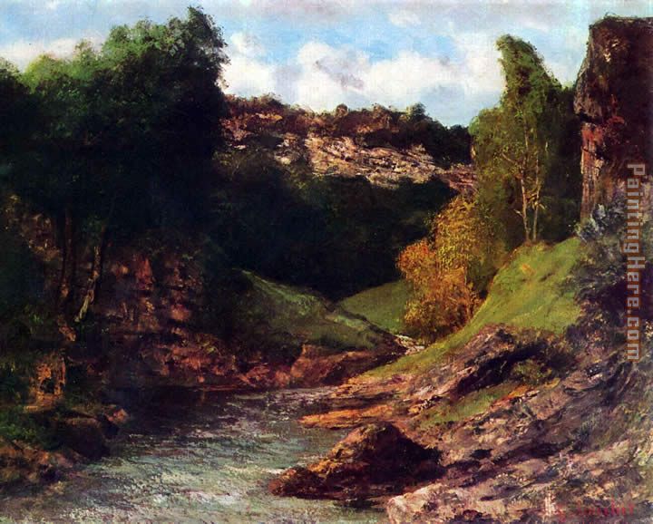 Gustave Courbet Rocky Landscape